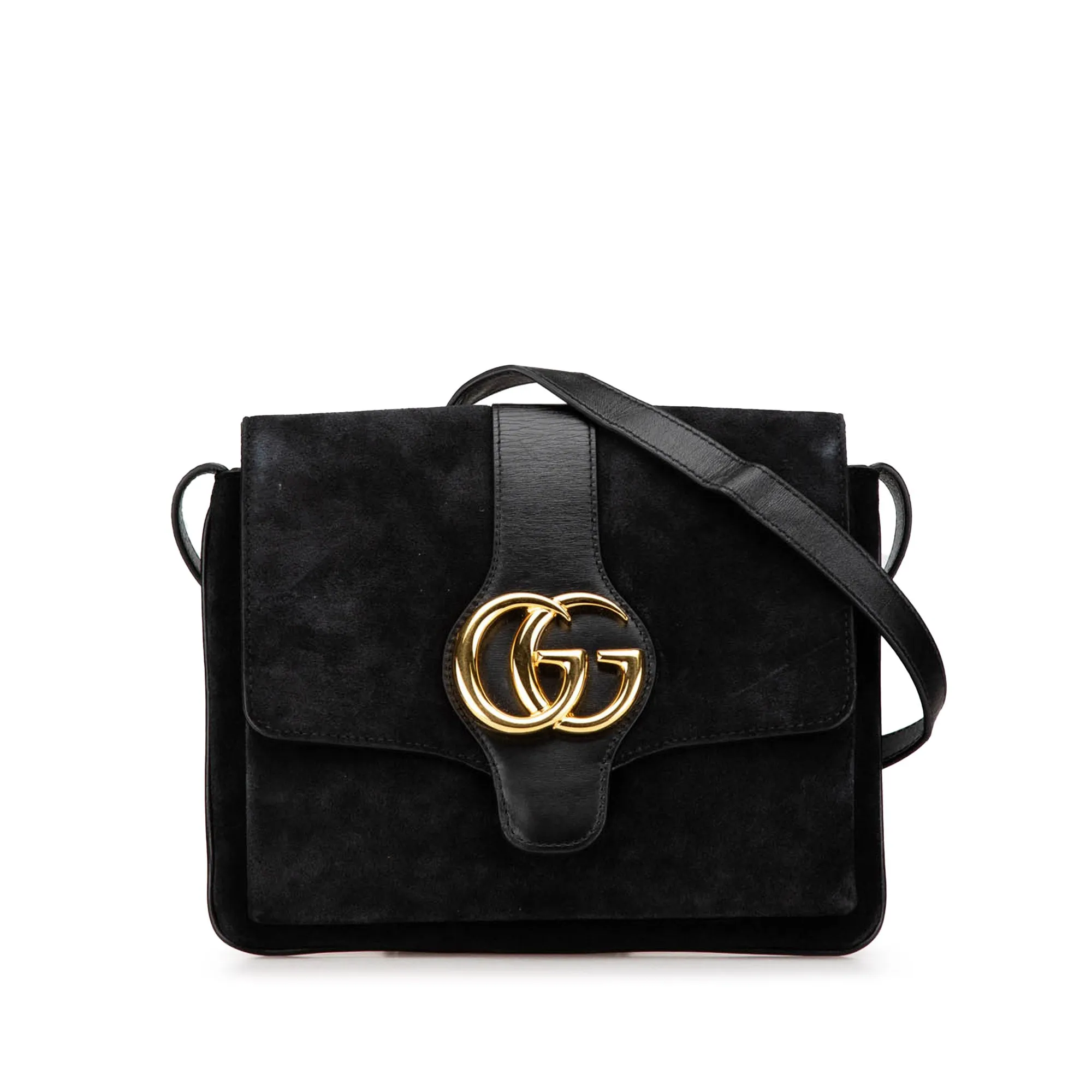 Gucci Suede Arli Crossbody Black