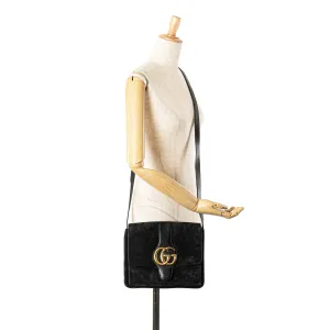 Gucci Suede Arli Crossbody Black