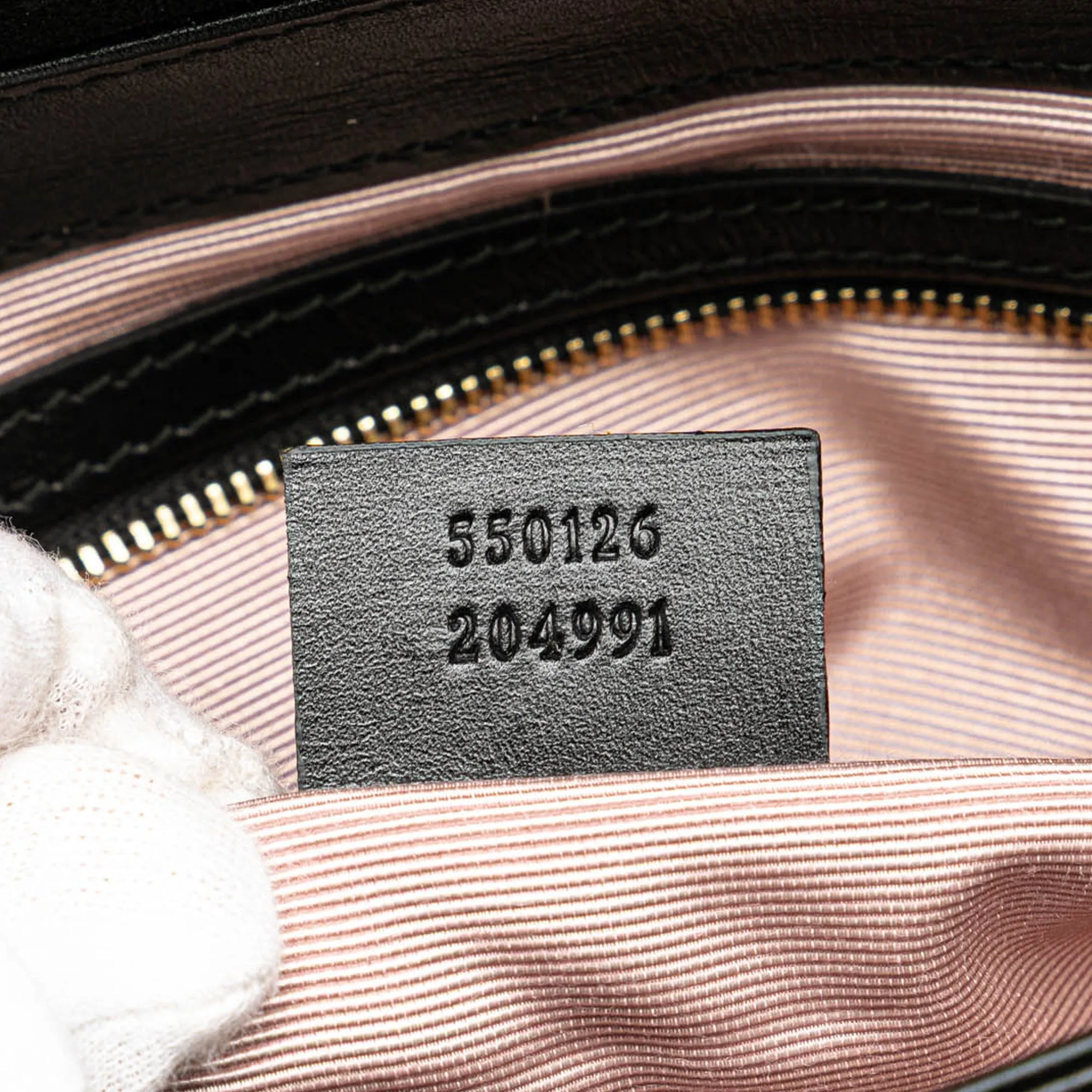 Gucci Suede Arli Crossbody Black