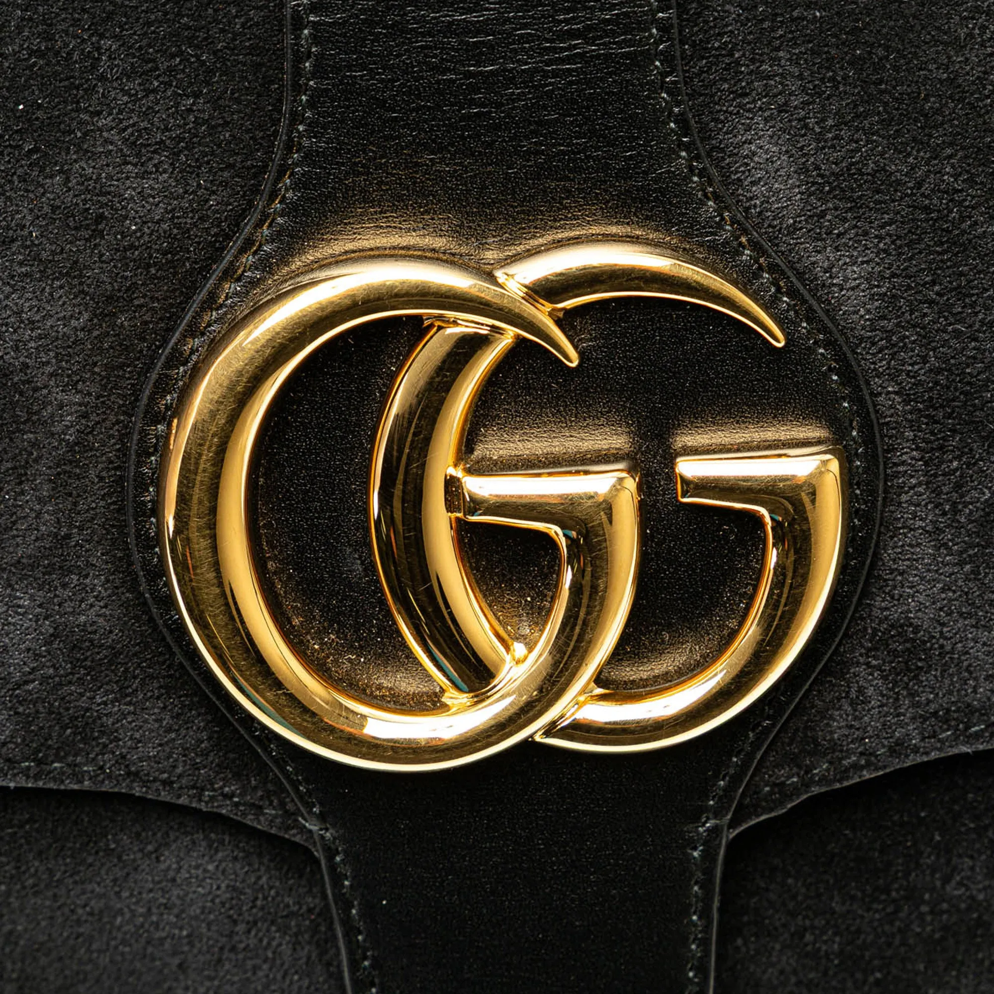 Gucci Suede Arli Crossbody Black