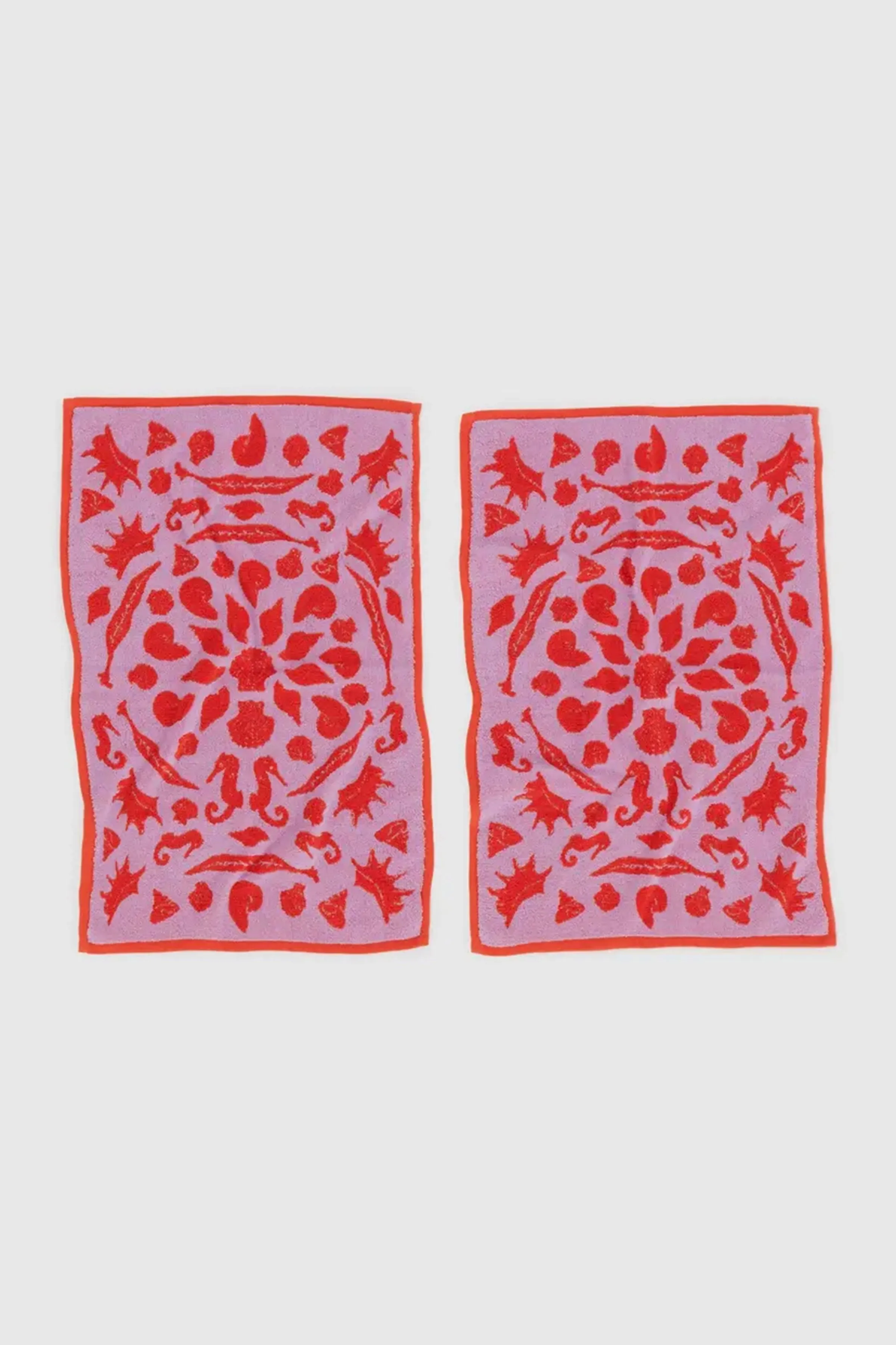 Hand Towel Set (Sea Shells)