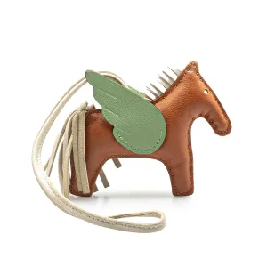 Herms Milo Lambskin Rodeo Pegase Bag Charm PM