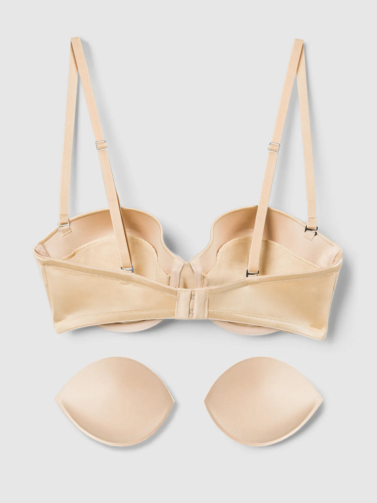 Hollywood Exxtreme Push Up Strapless Bra