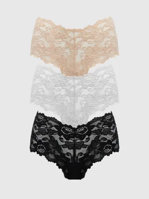 Jessica Lace Cheeky 3 Pack