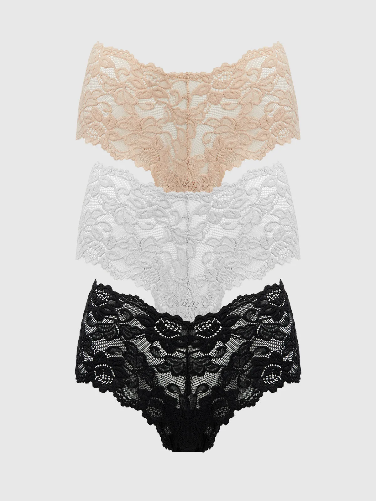 Jessica Lace Cheeky 3 Pack