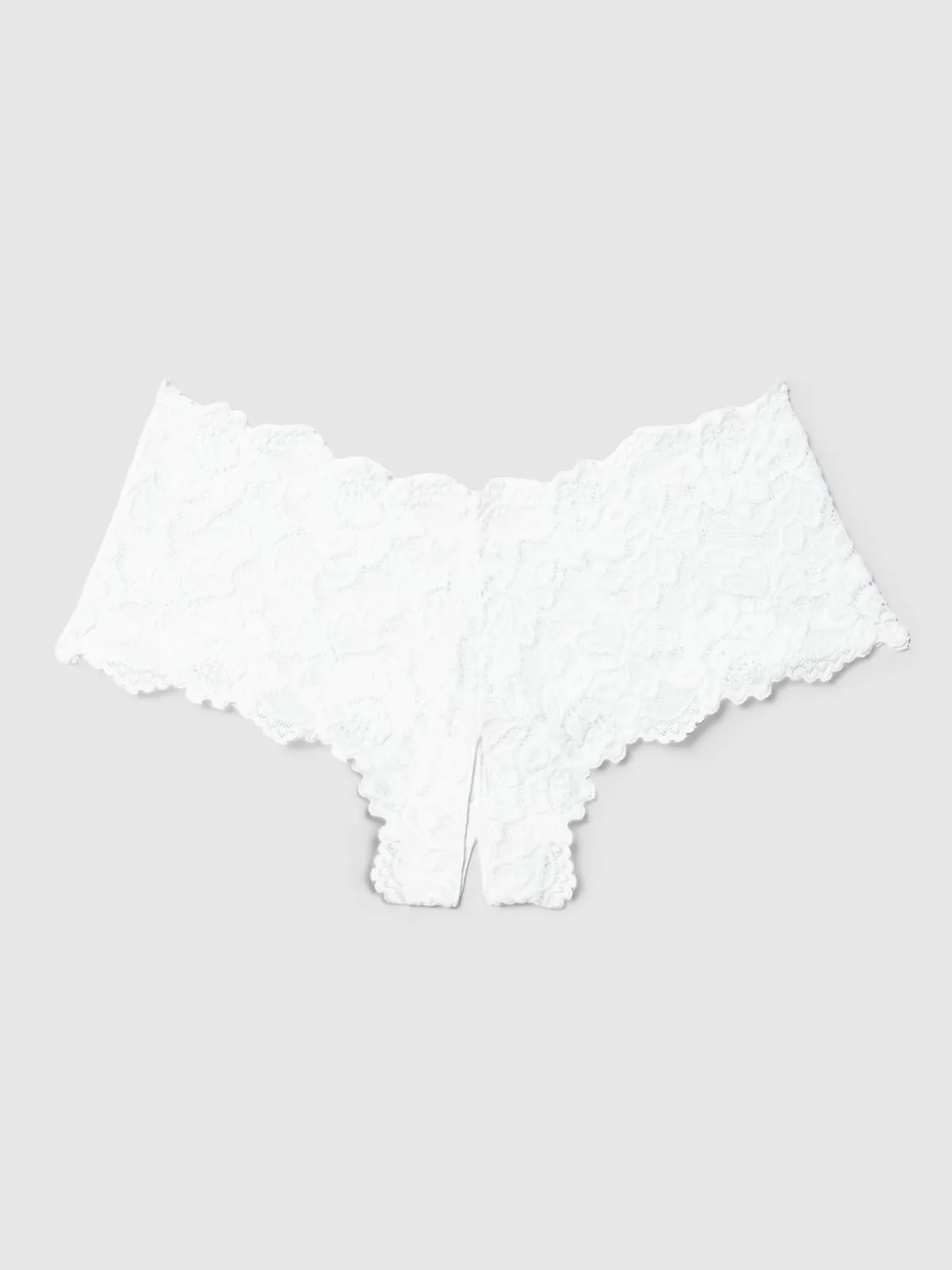 Jessica Lace Crotchless Cheeky