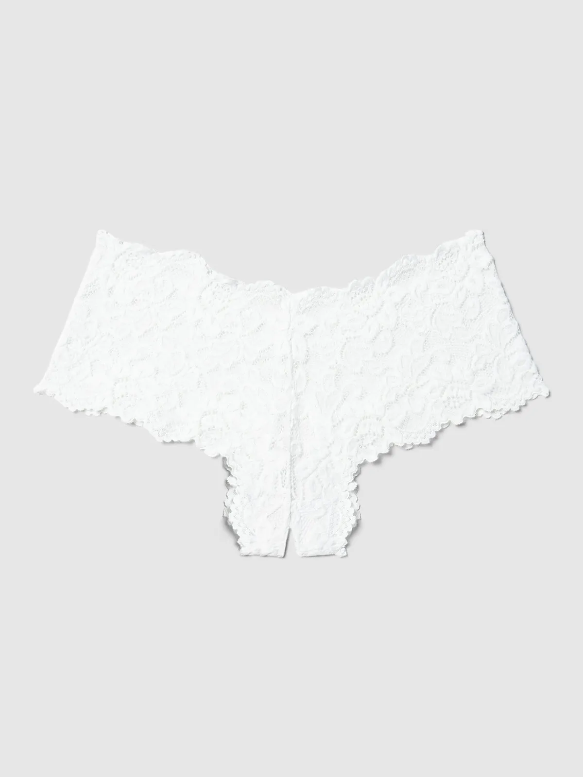 Jessica Lace Crotchless Cheeky