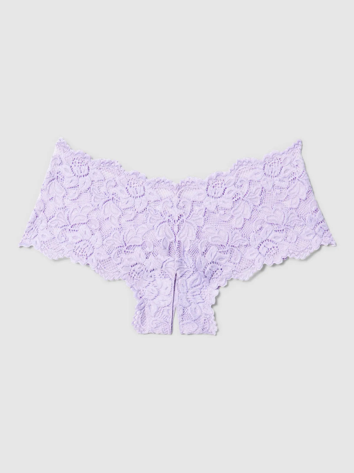 Jessica Lace Crotchless Cheeky