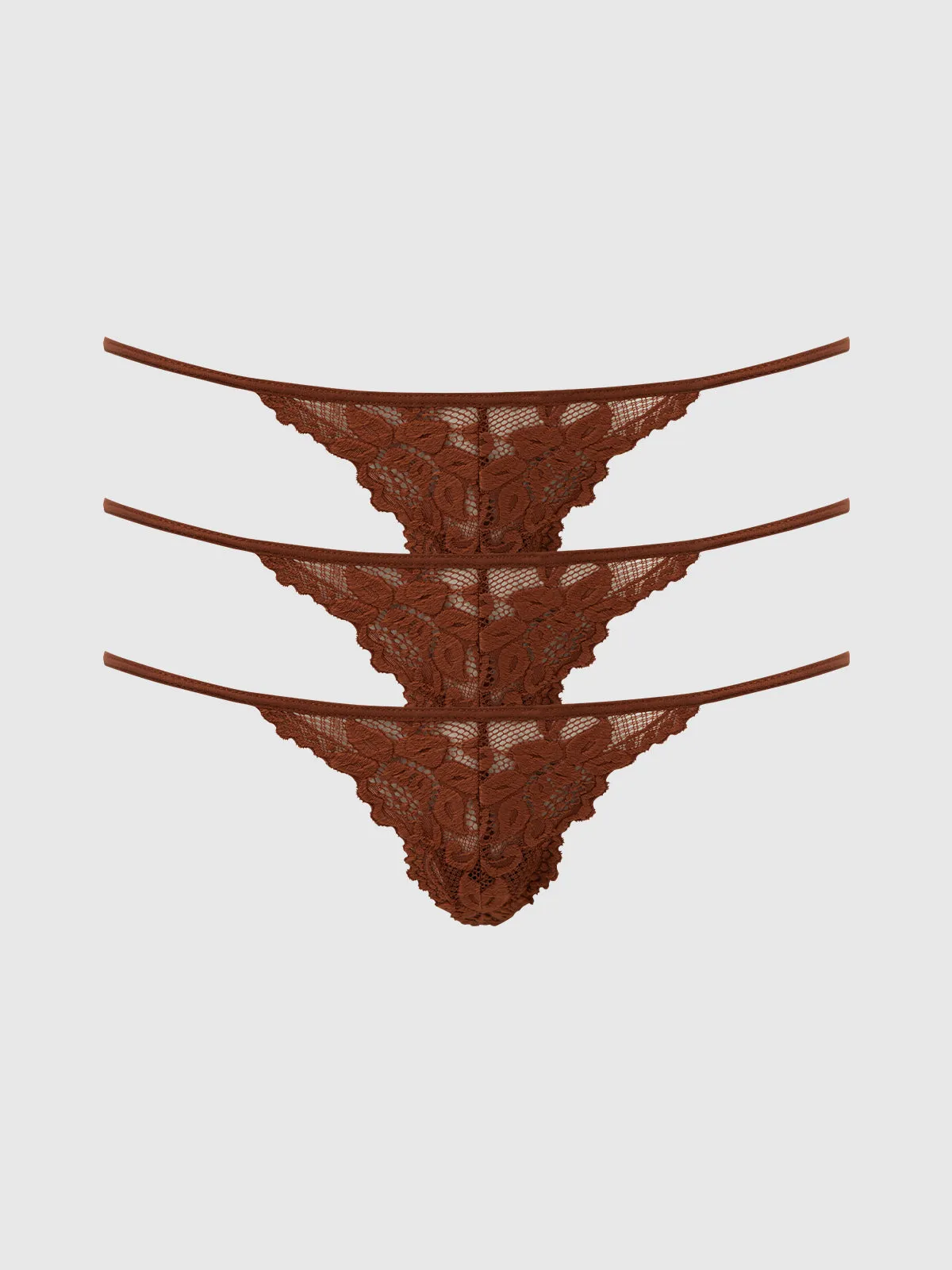 Jessica Lace Mini G-String 3 Pack