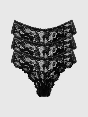 Jessica Lace Tanga 3 Pack