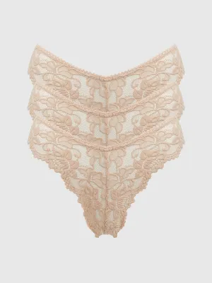 Jessica Lace Tanga 3 Pack