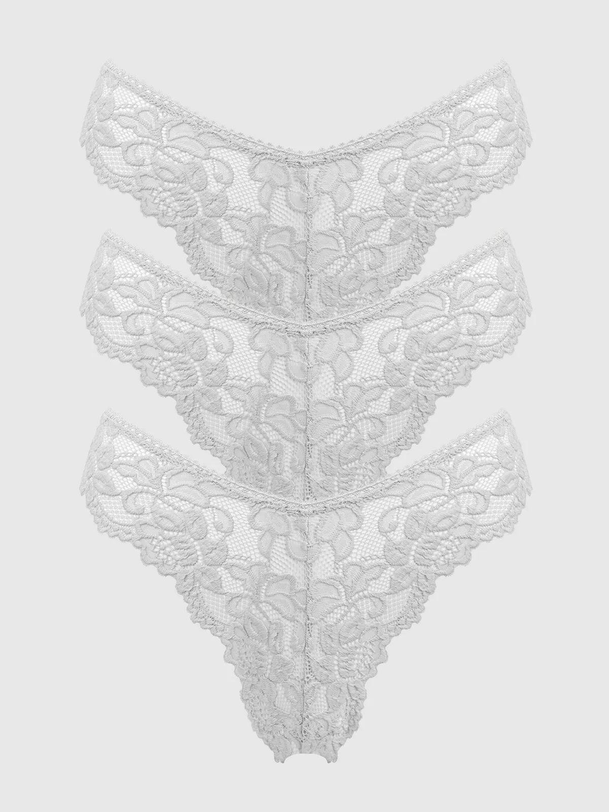 Jessica Lace Tanga 3 Pack