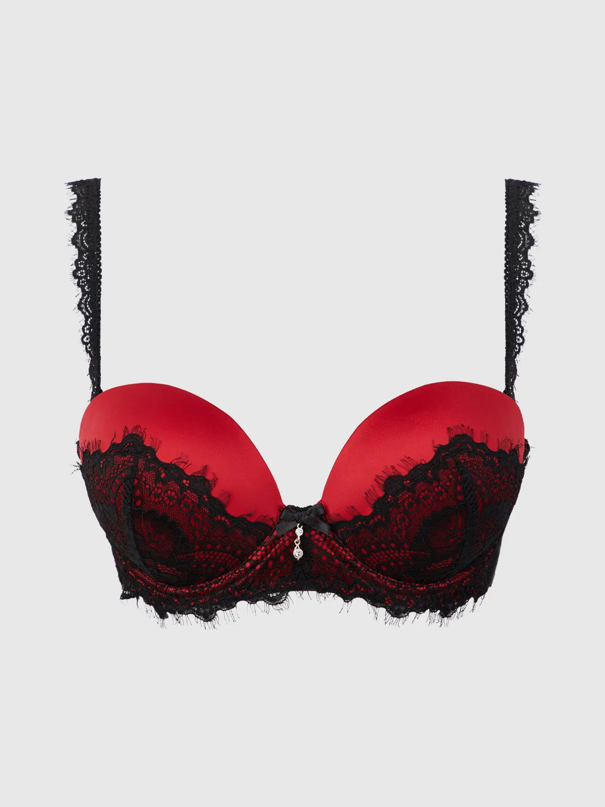 Lexi Lace Strapless Push Up Bra