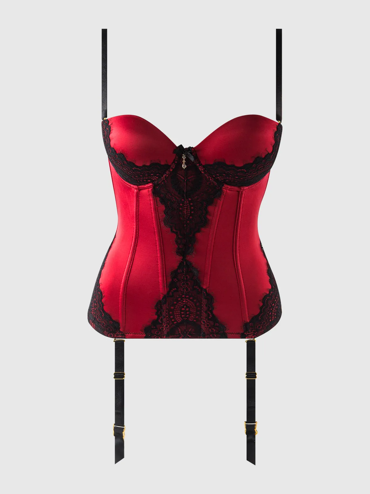 Lexi Liquid Satin Adjustable Push Up Corset