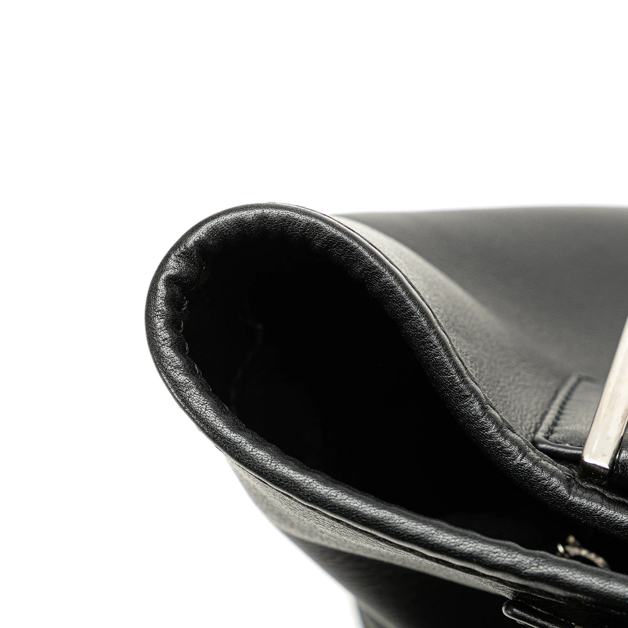 LOEWE Leather Fusta 28 Tote Black