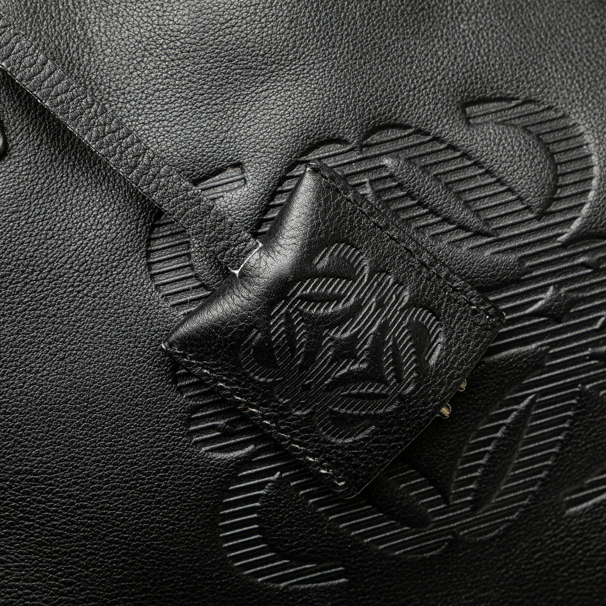 LOEWE Leather Fusta 28 Tote Black