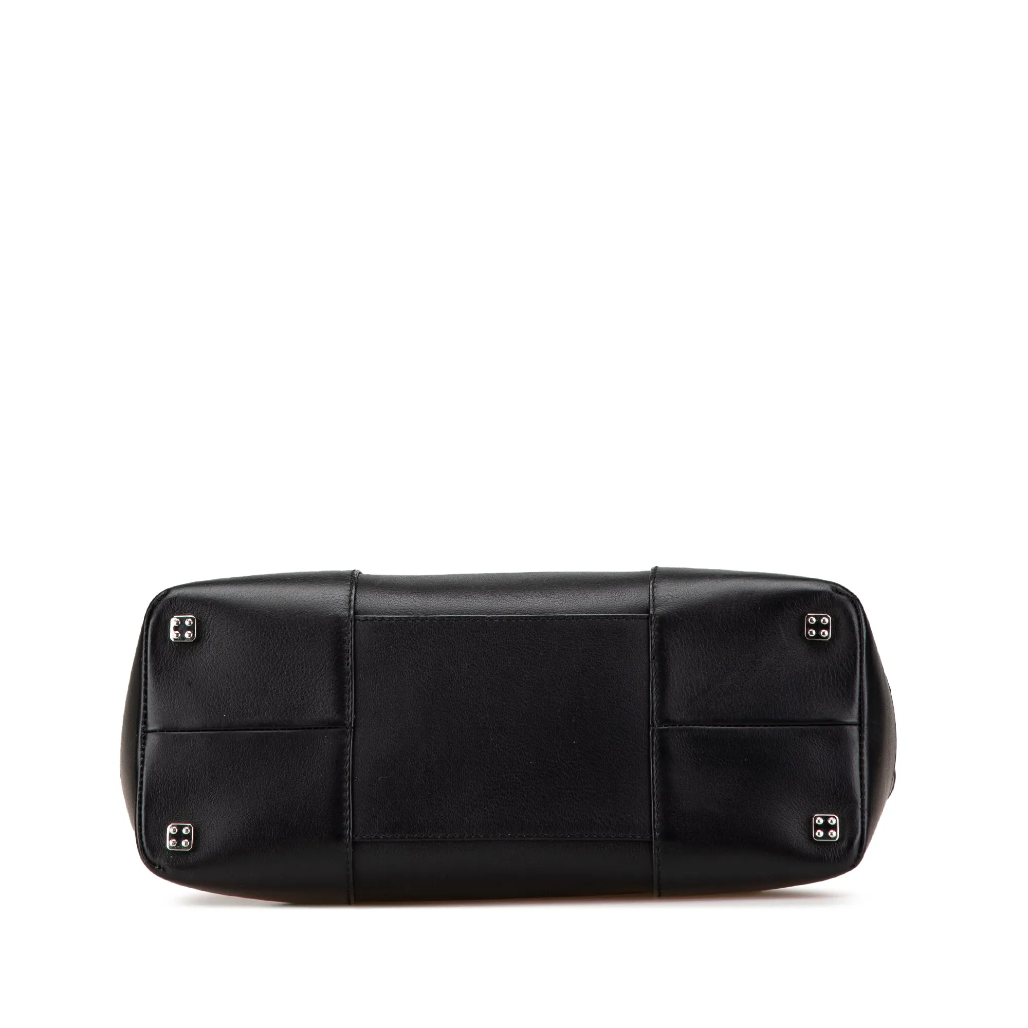 LOEWE Leather Fusta 28 Tote Black