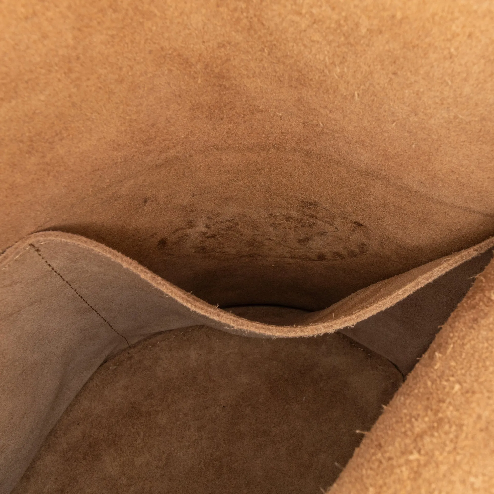 LOEWE Leather Gate Bucket Bag Brown