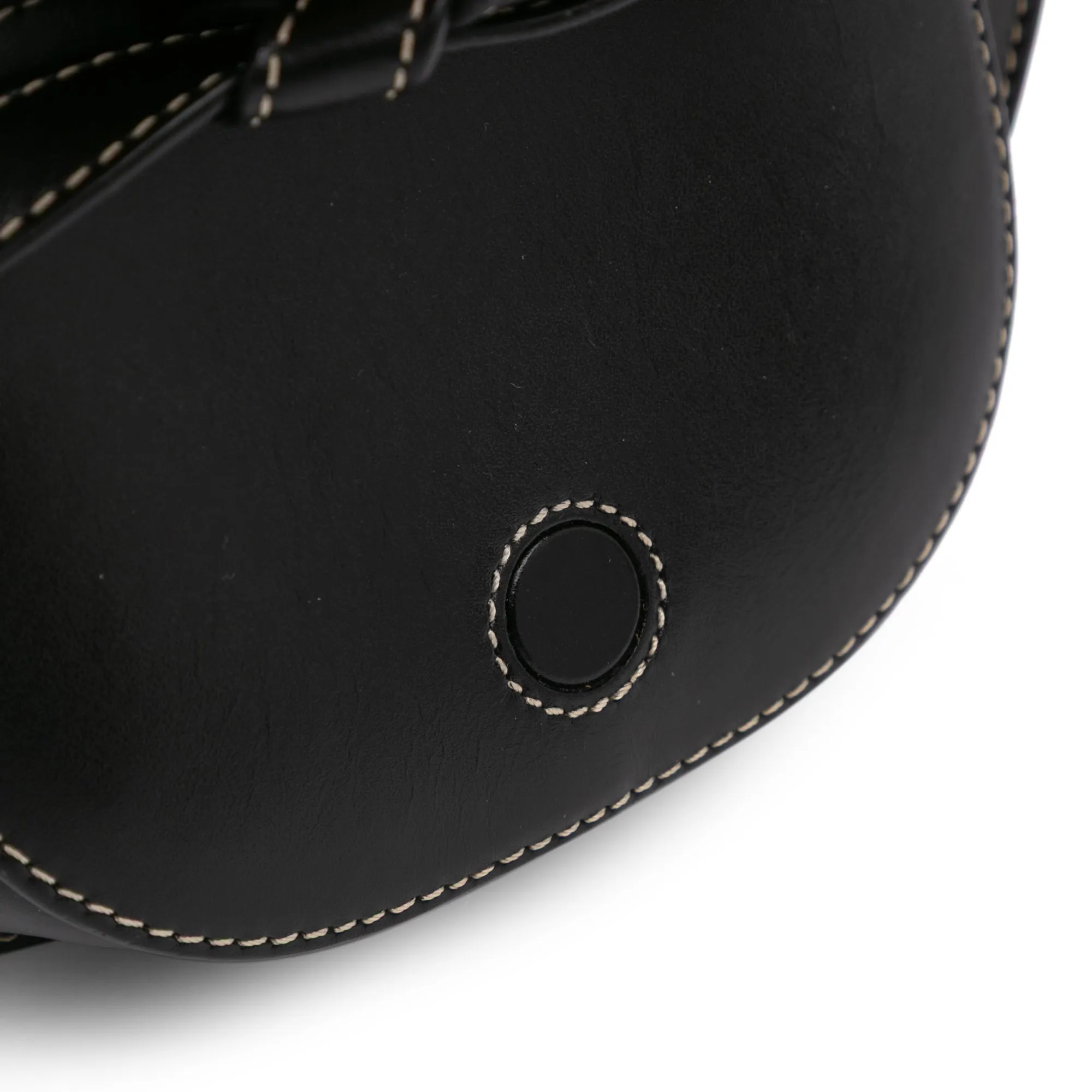 LOEWE Mini Leather Gate Belt Bag Black