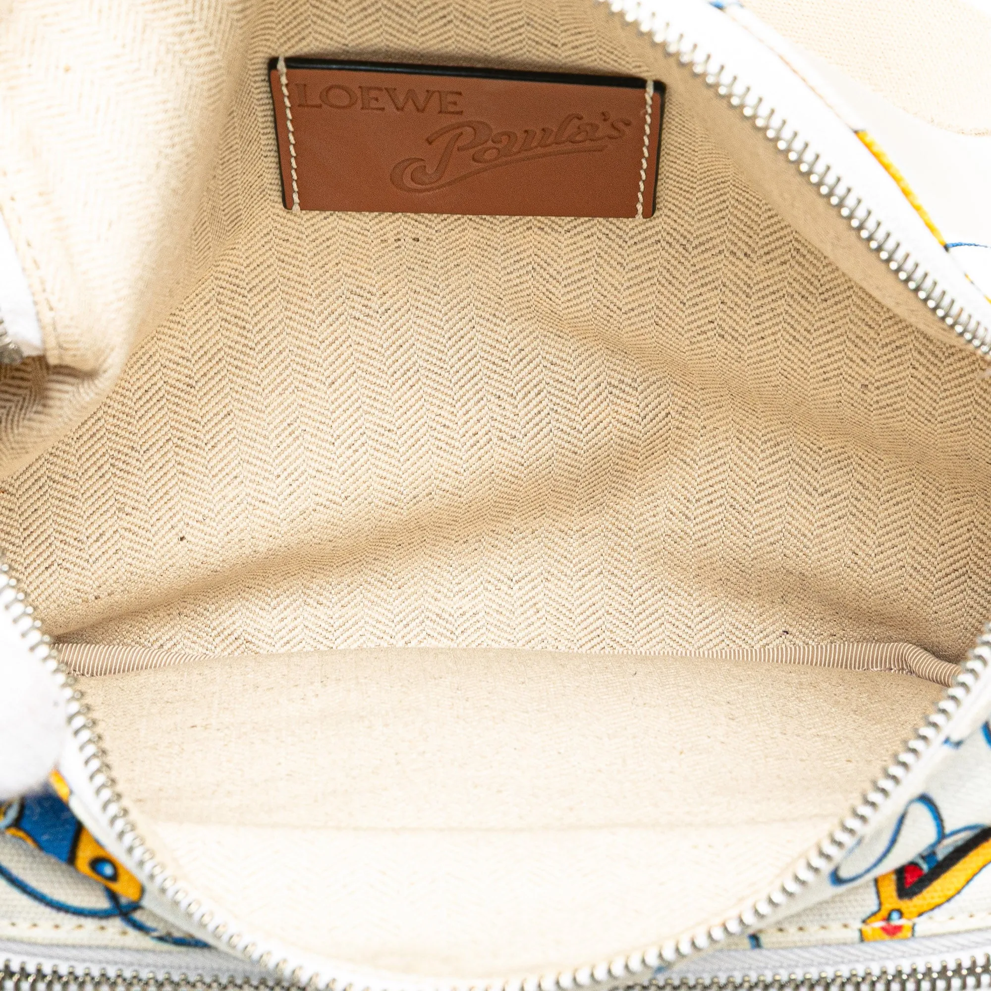 LOEWE Paulas Ibiza Printed Canvas Belt Bag