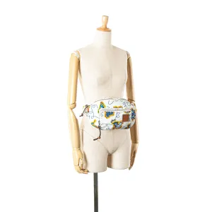 LOEWE Paulas Ibiza Printed Canvas Belt Bag