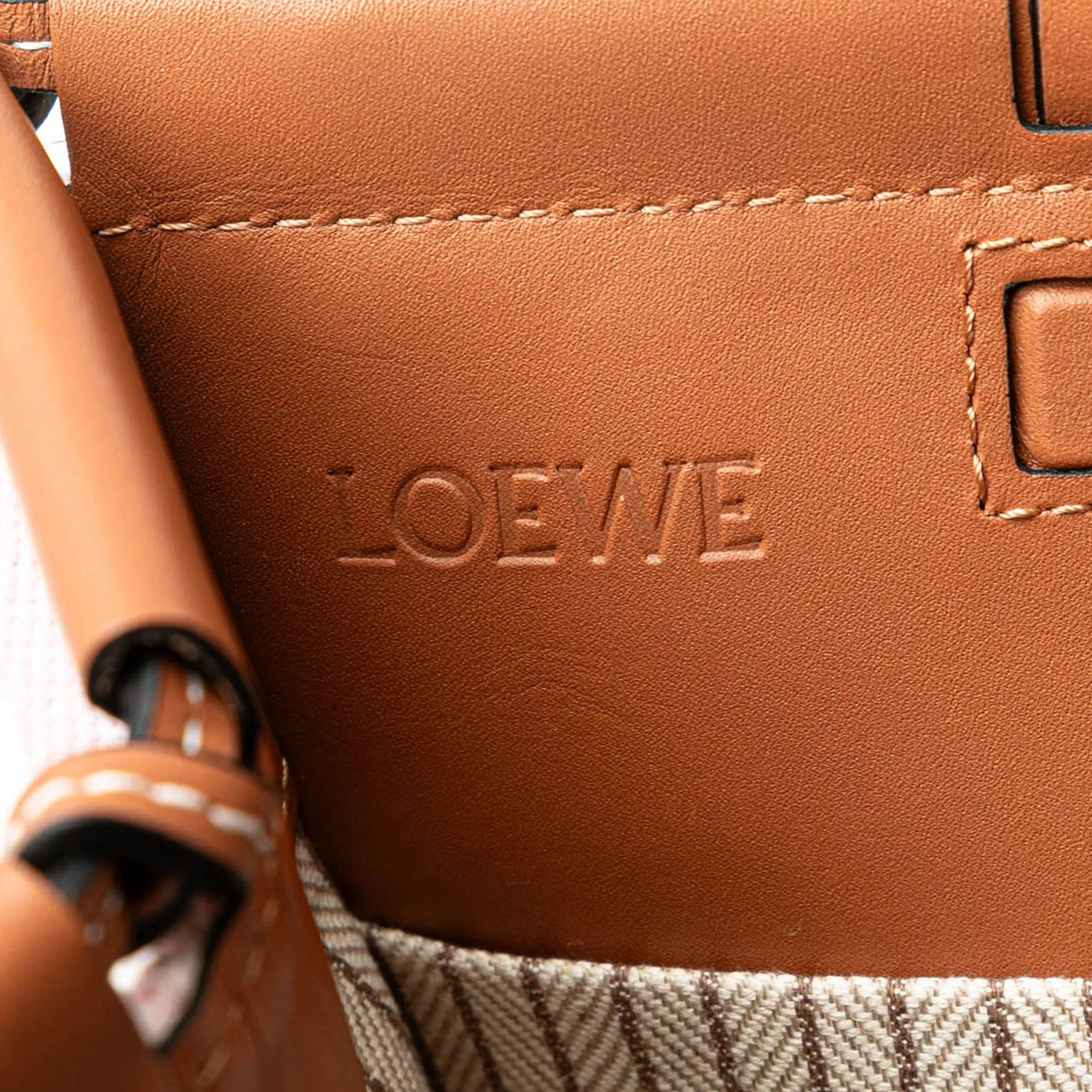LOEWE Small Canvas Cushion Tote Pink