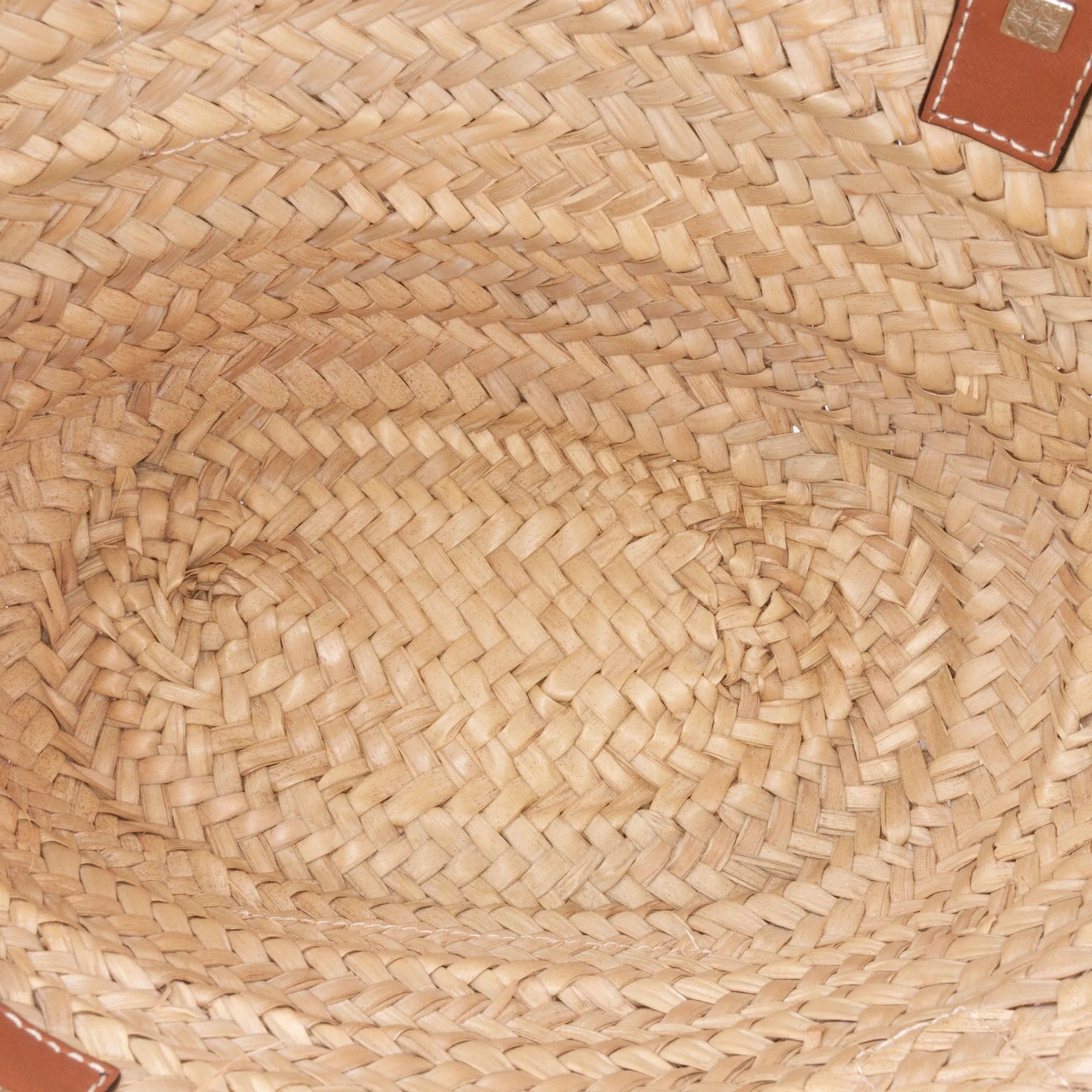 LOEWE Small Raffia Basket Tote