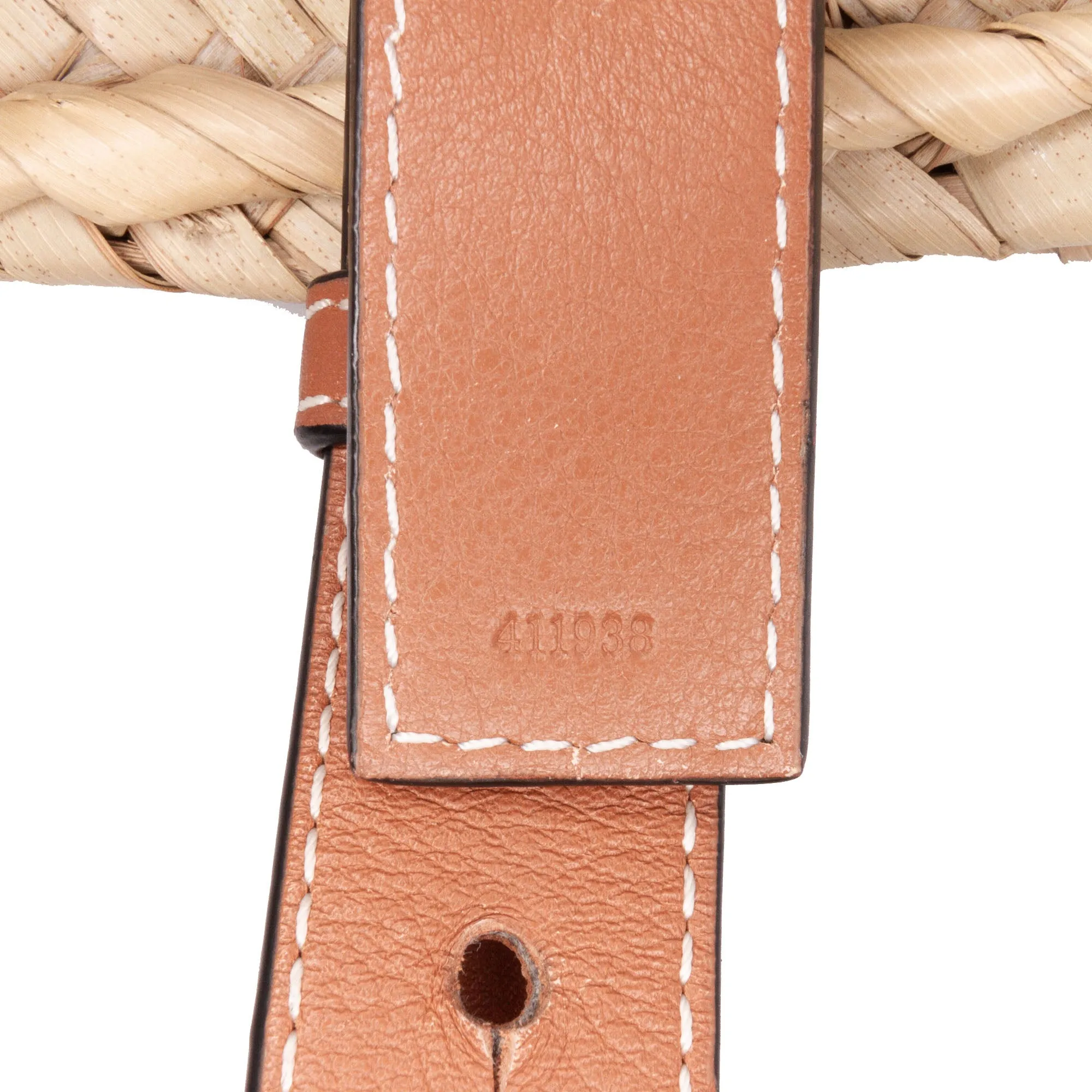 LOEWE Small Raffia Basket Tote
