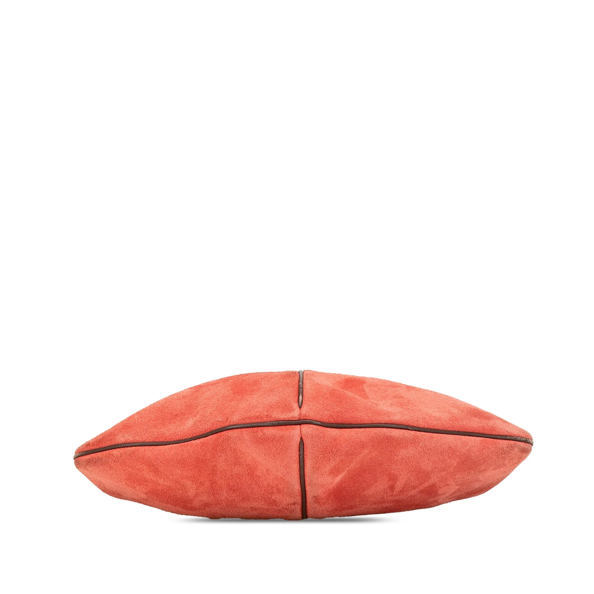 LOEWE Suede Crossbody Red