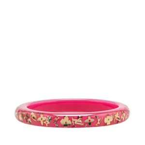 Louis Vuitton Monogram Resin Inclusion Bangle Pink