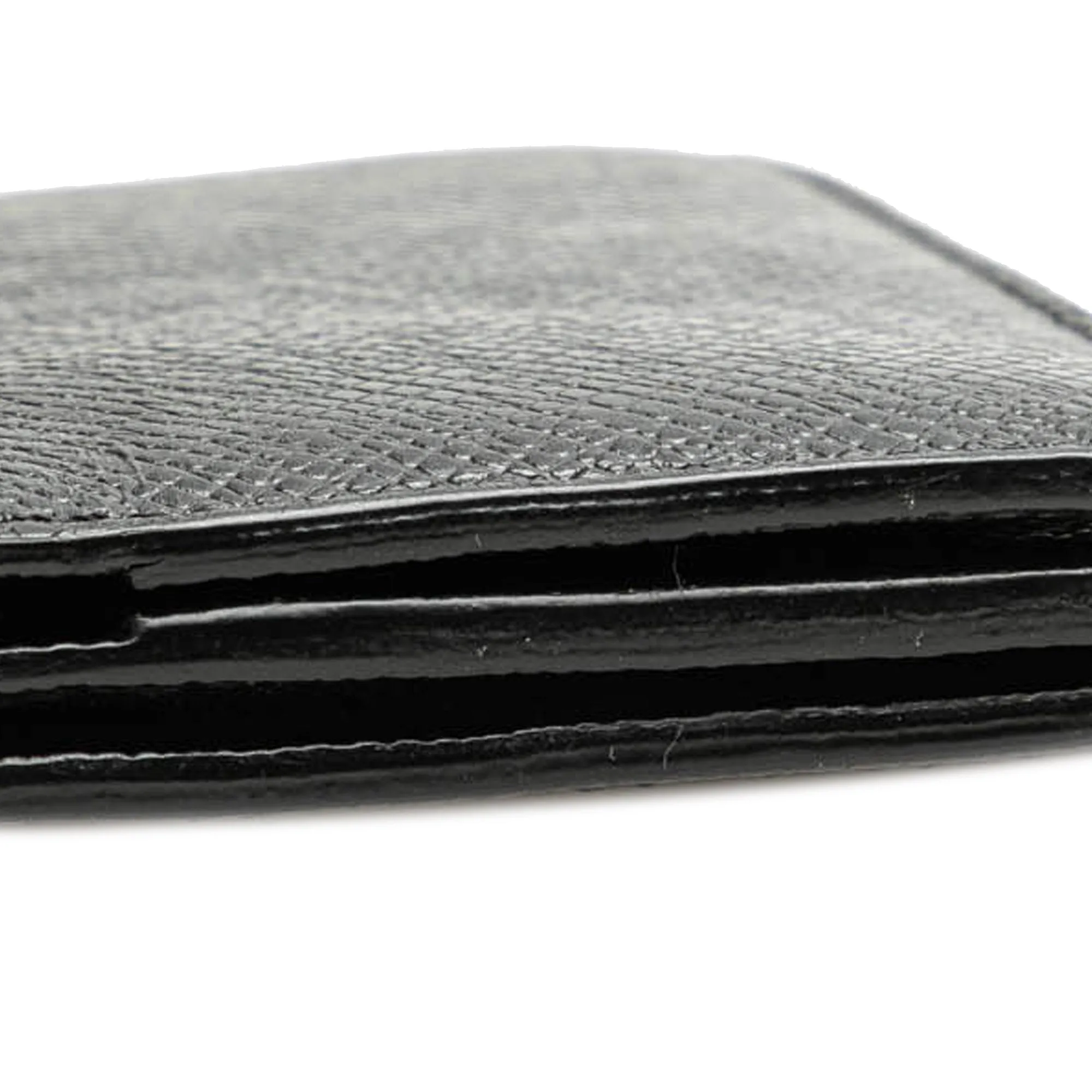 Louis Vuitton Taiga Enveloppe Carte De Visite Black