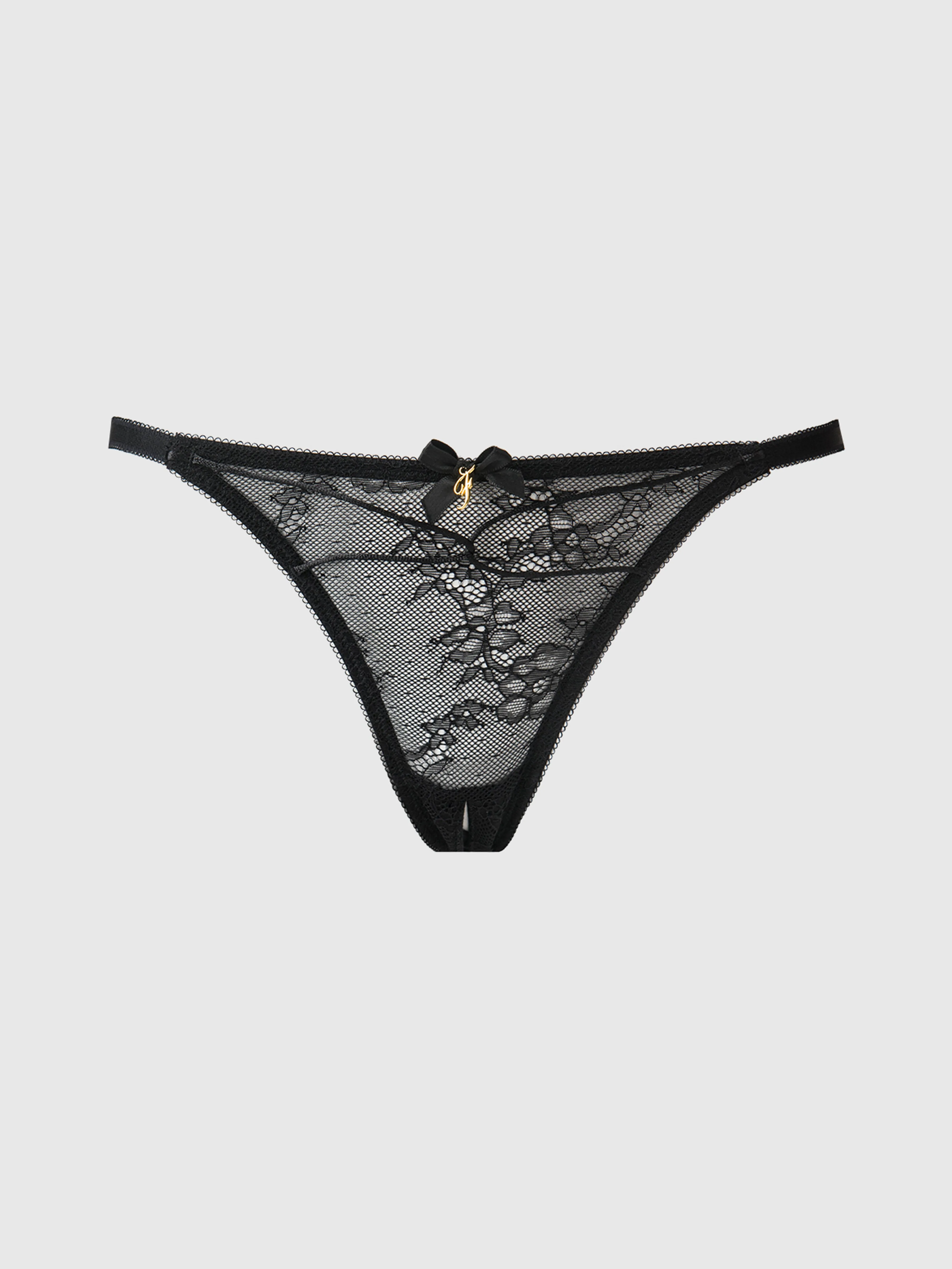 Luella Lace Crotchless Bikini