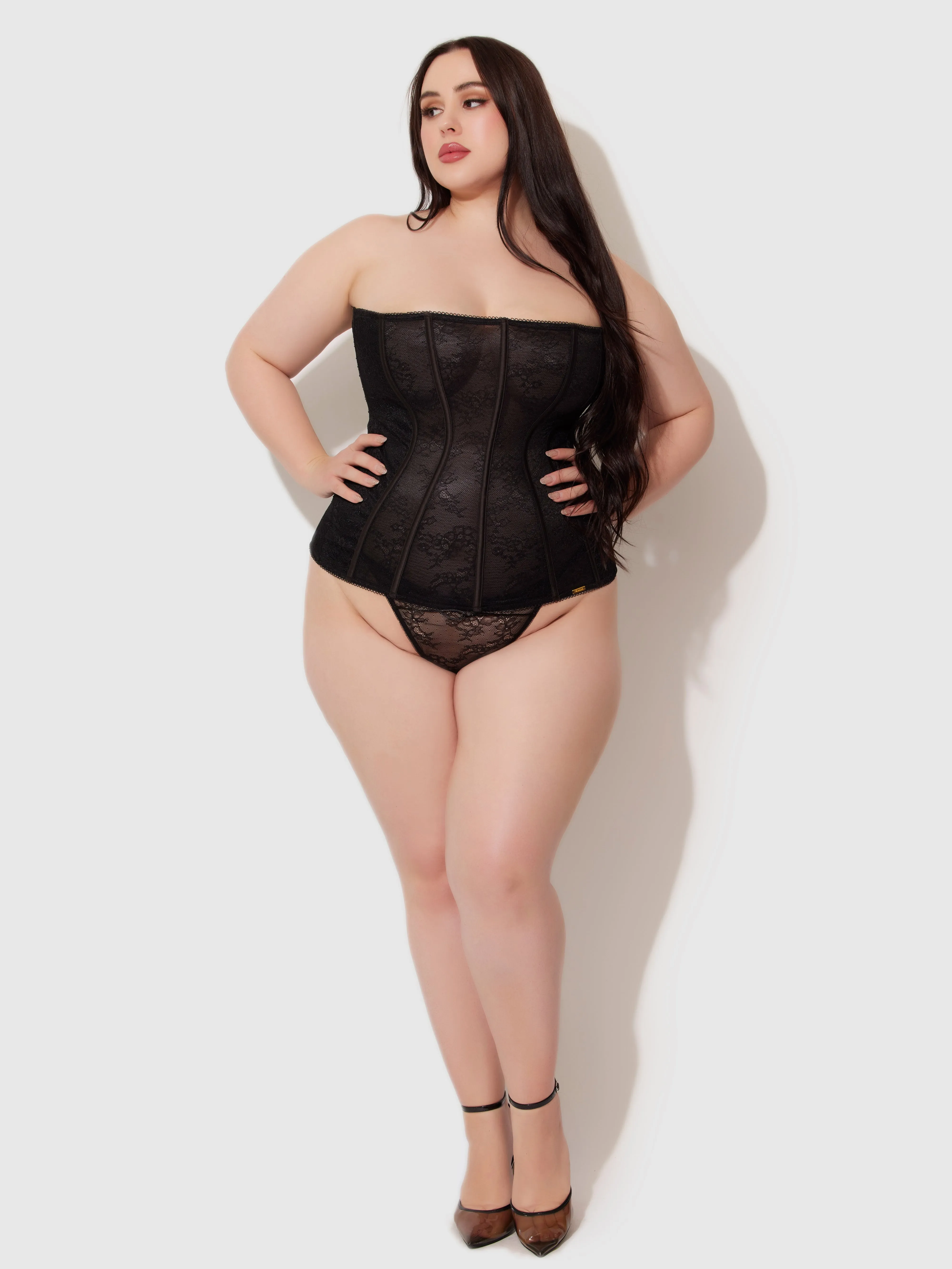 Luella Lace Straight Top Corset