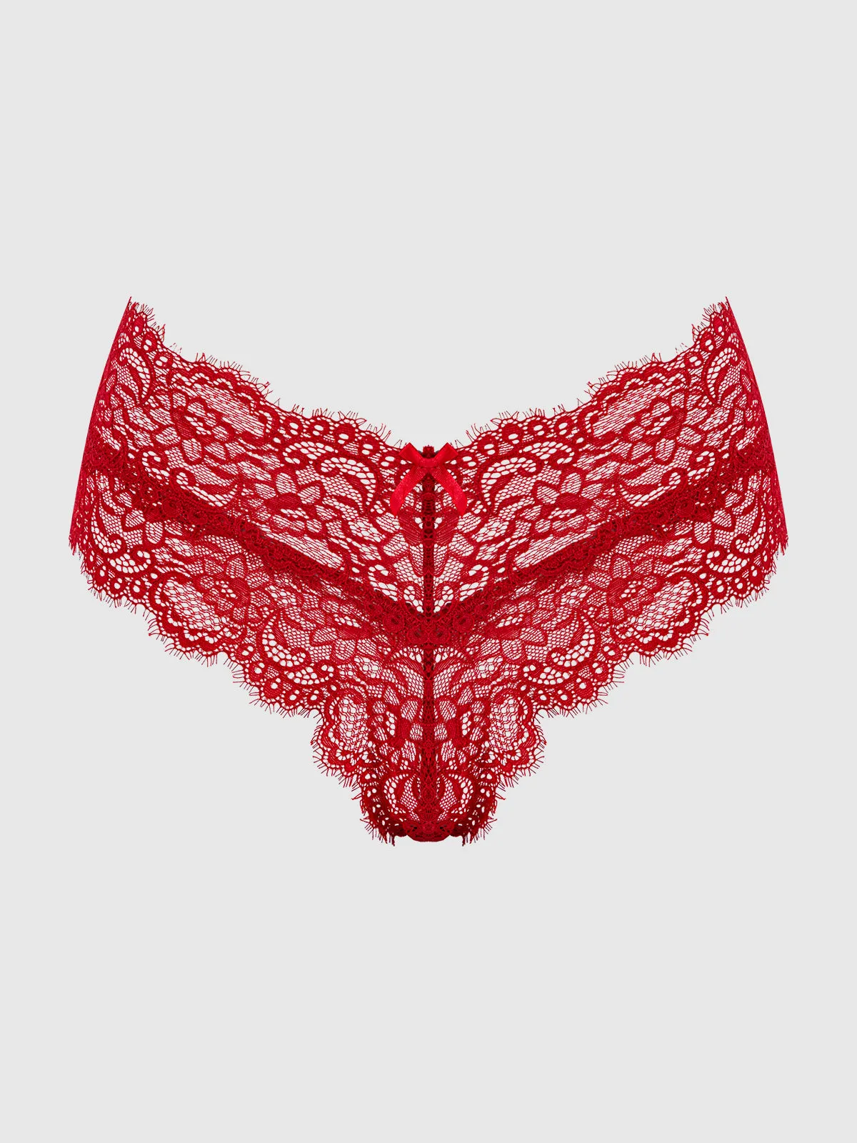 Lulu Lace V Front G-String