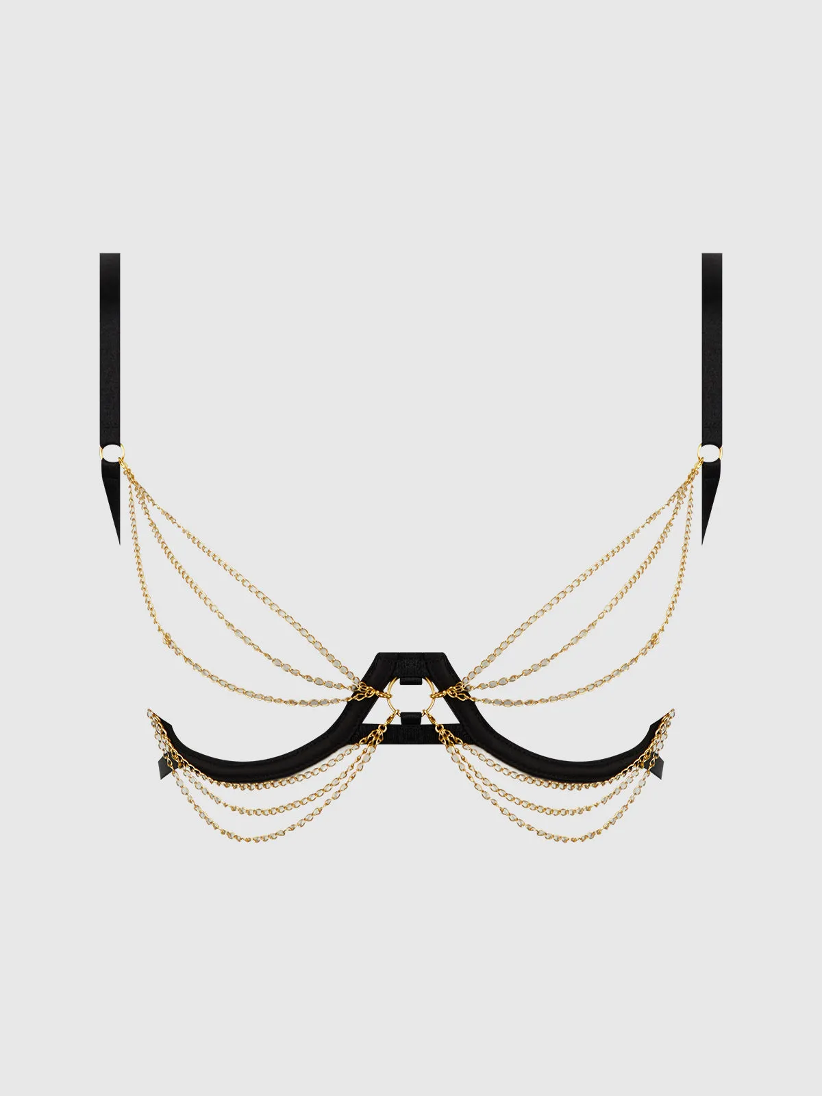 Maeve Chain Open Cup Underwire Bra