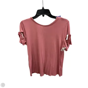 Maternity Top Short Sleeve By Top Shop, Size: 6