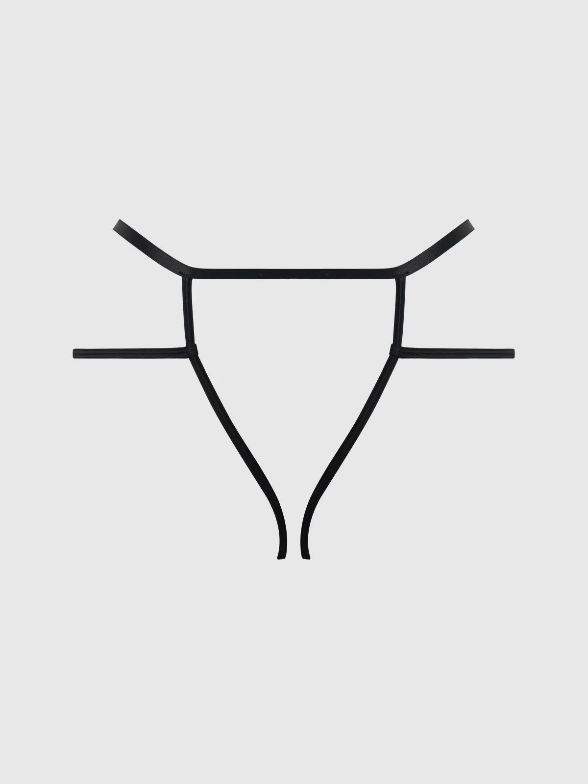 Medusa Snake Velvet Burnout Crotchless & Backless Hipster