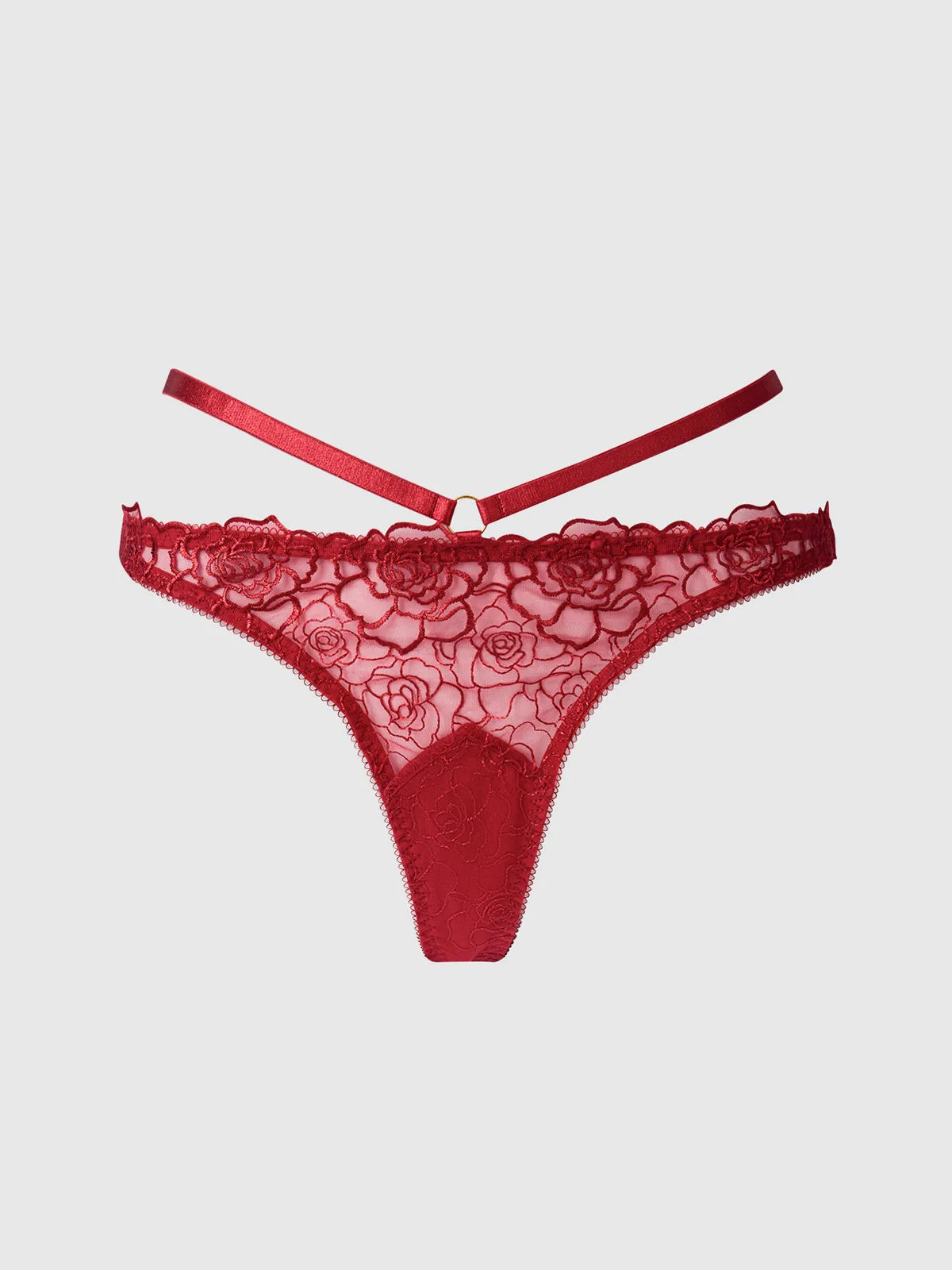 Melrose Embroidered Tanga