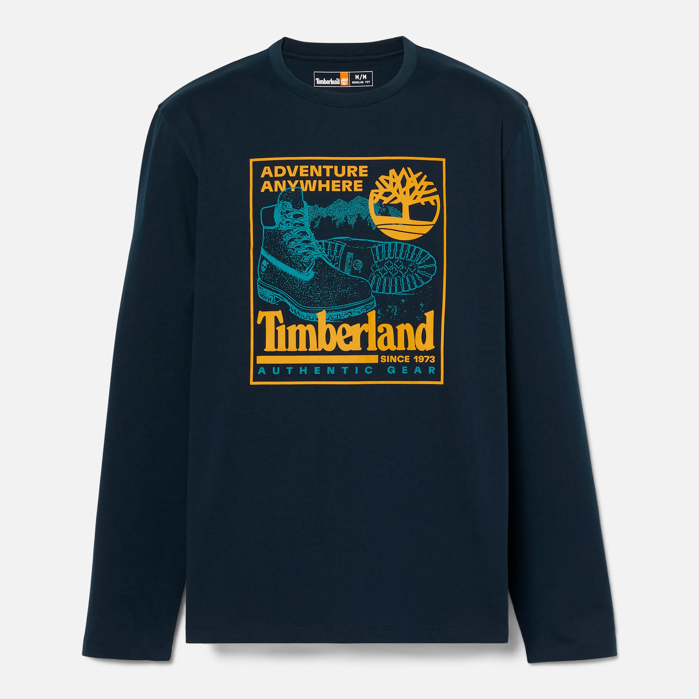 Men's Boot Graphic Long Sleeve T-shirt