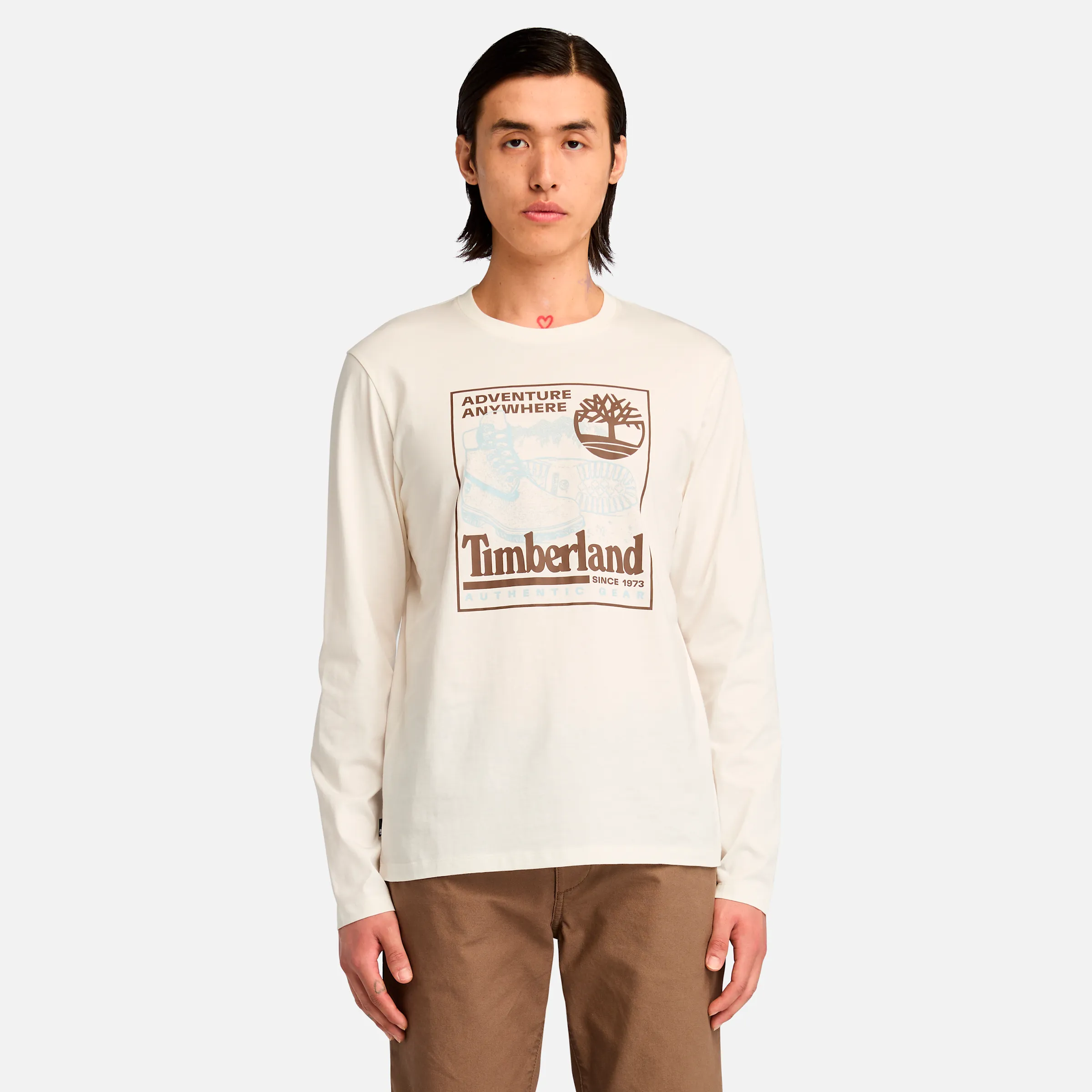 Men's Boot Graphic Long Sleeve T-shirt