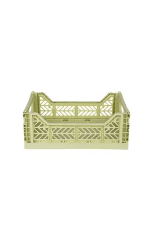 Midi Storage Crate (Lime Cream)