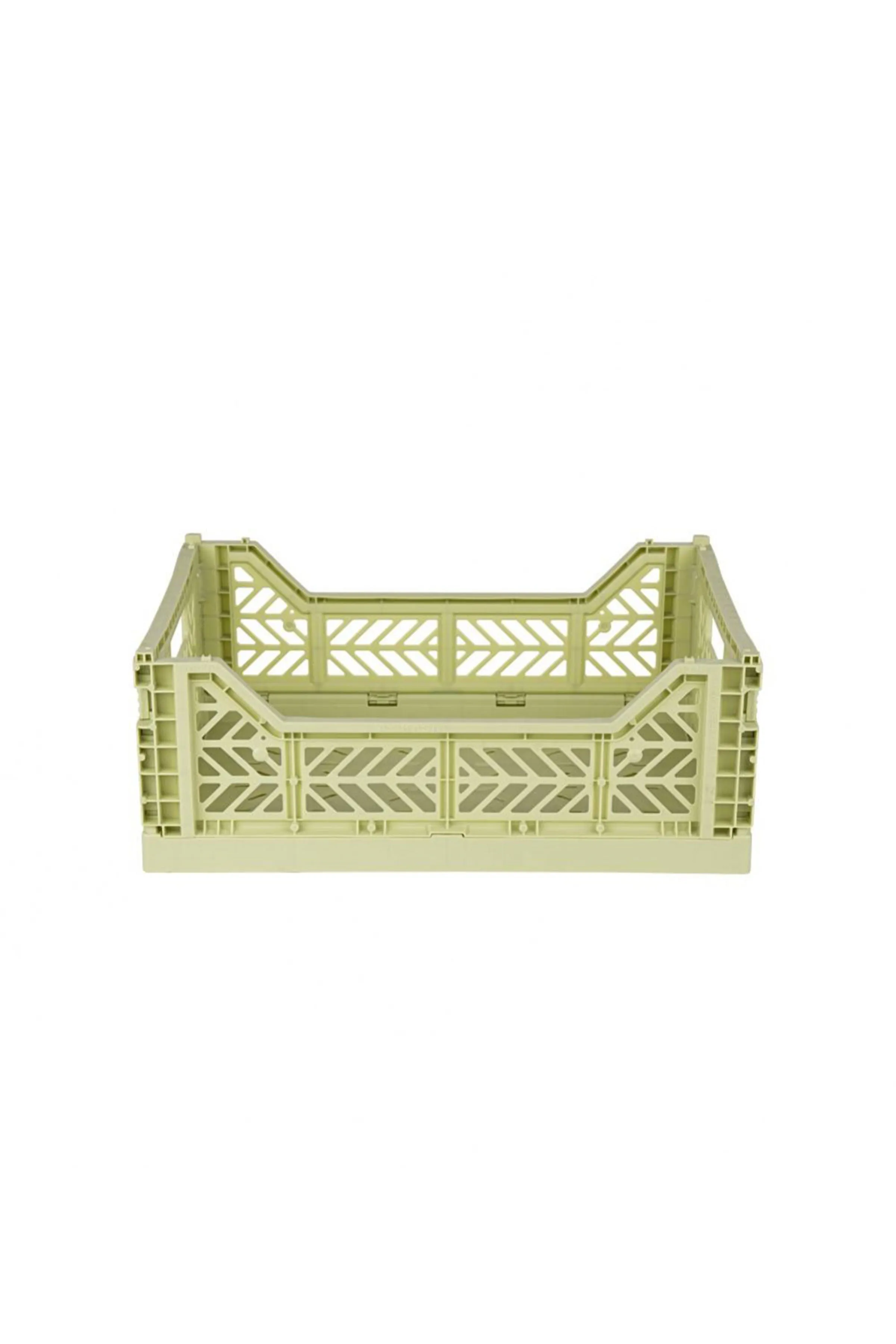 Midi Storage Crate (Lime Cream)