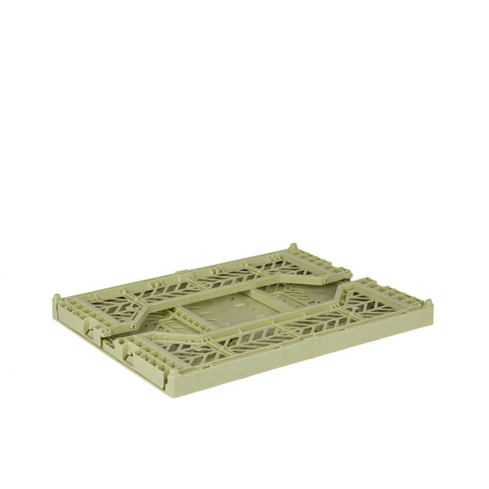 Midi Storage Crate (Lime Cream)