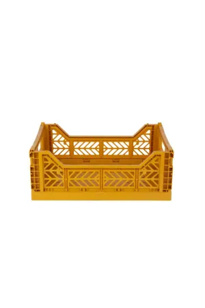 Midi Storage Crate (Mustard)