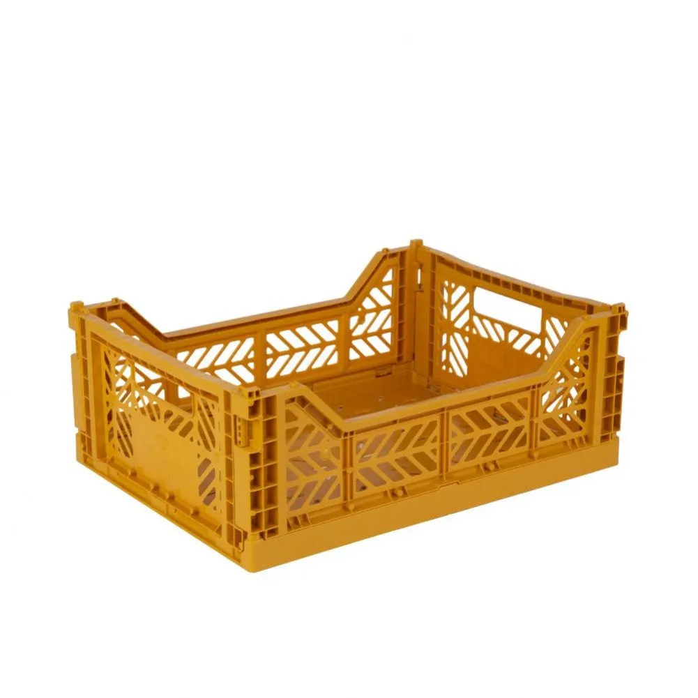 Midi Storage Crate (Mustard)