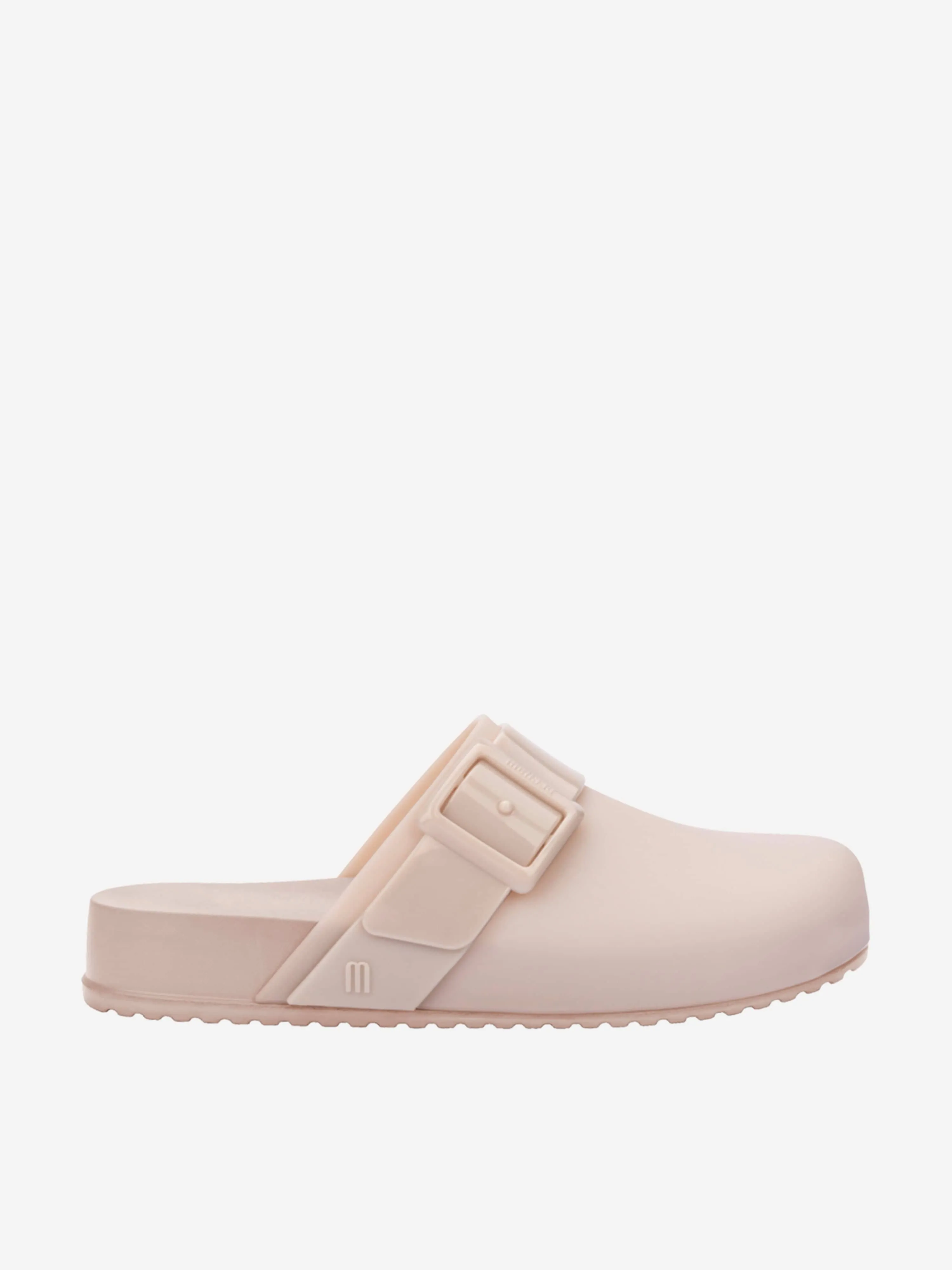 Mini Melissa Girls Cozy Clogs in Beige