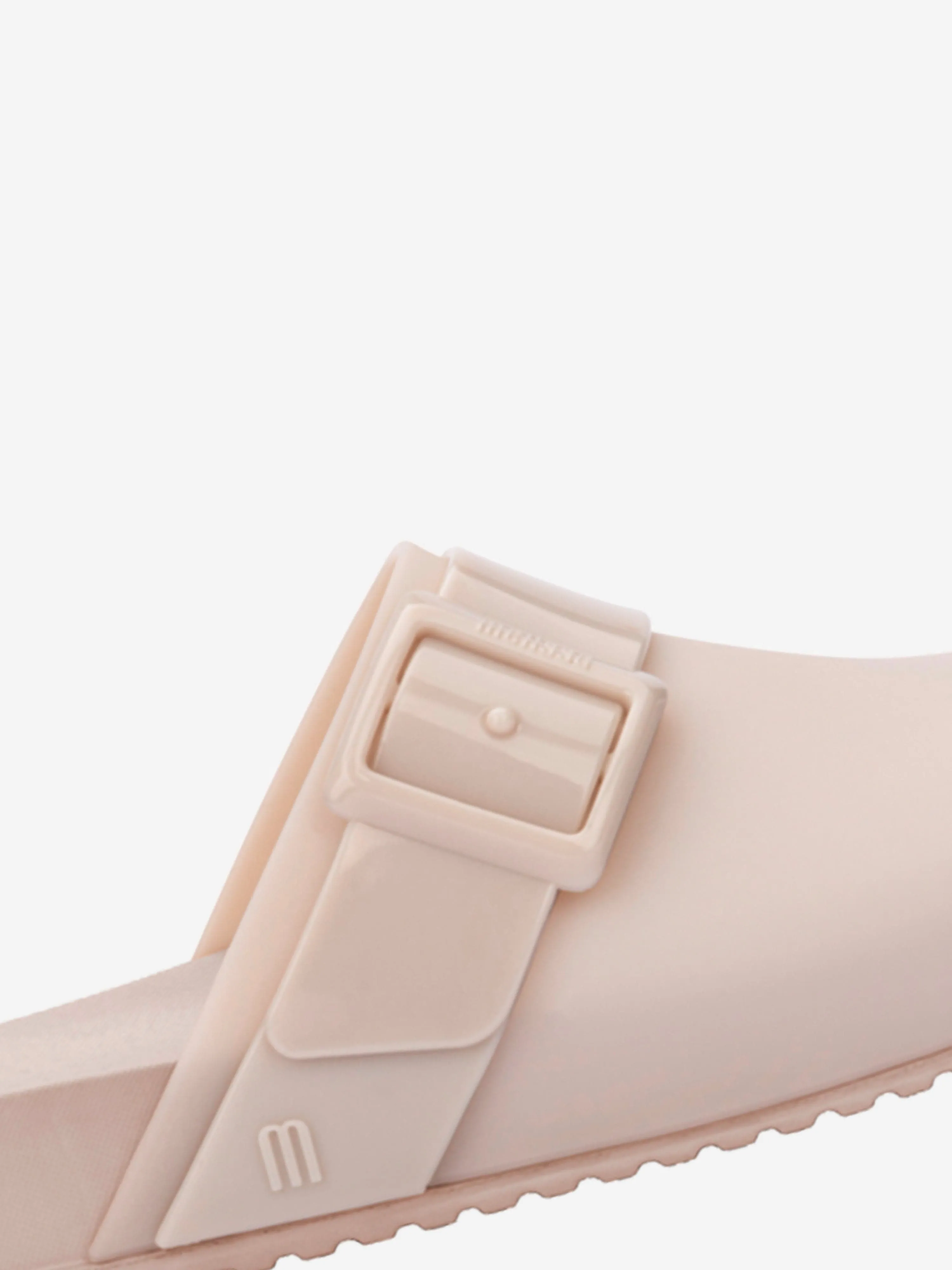 Mini Melissa Girls Cozy Clogs in Beige