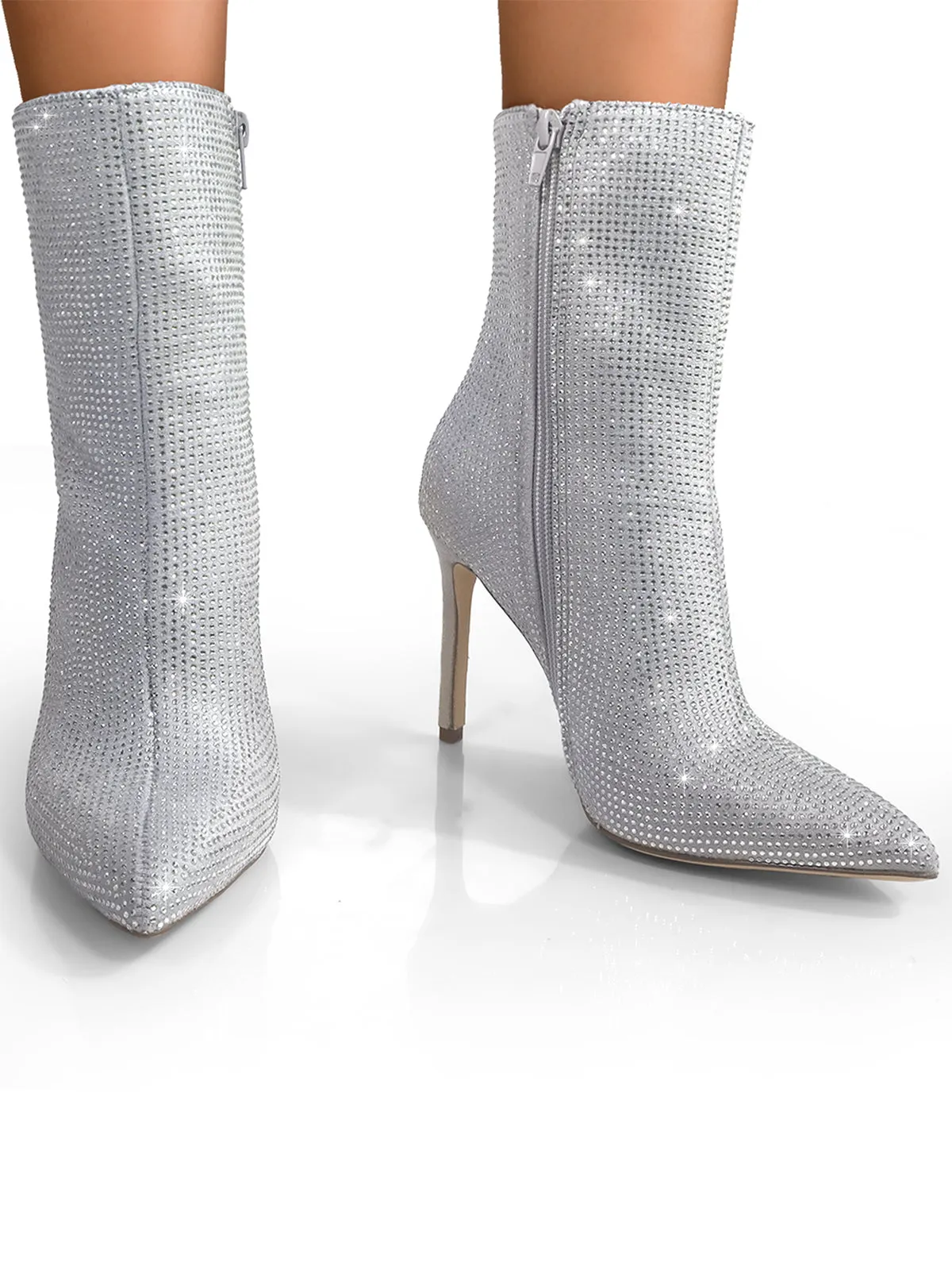 Nadia Rhinestone Booties