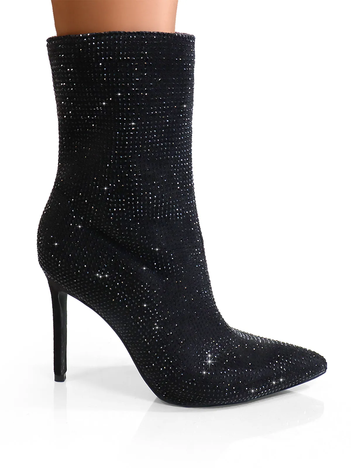 Nadia Rhinestone Booties