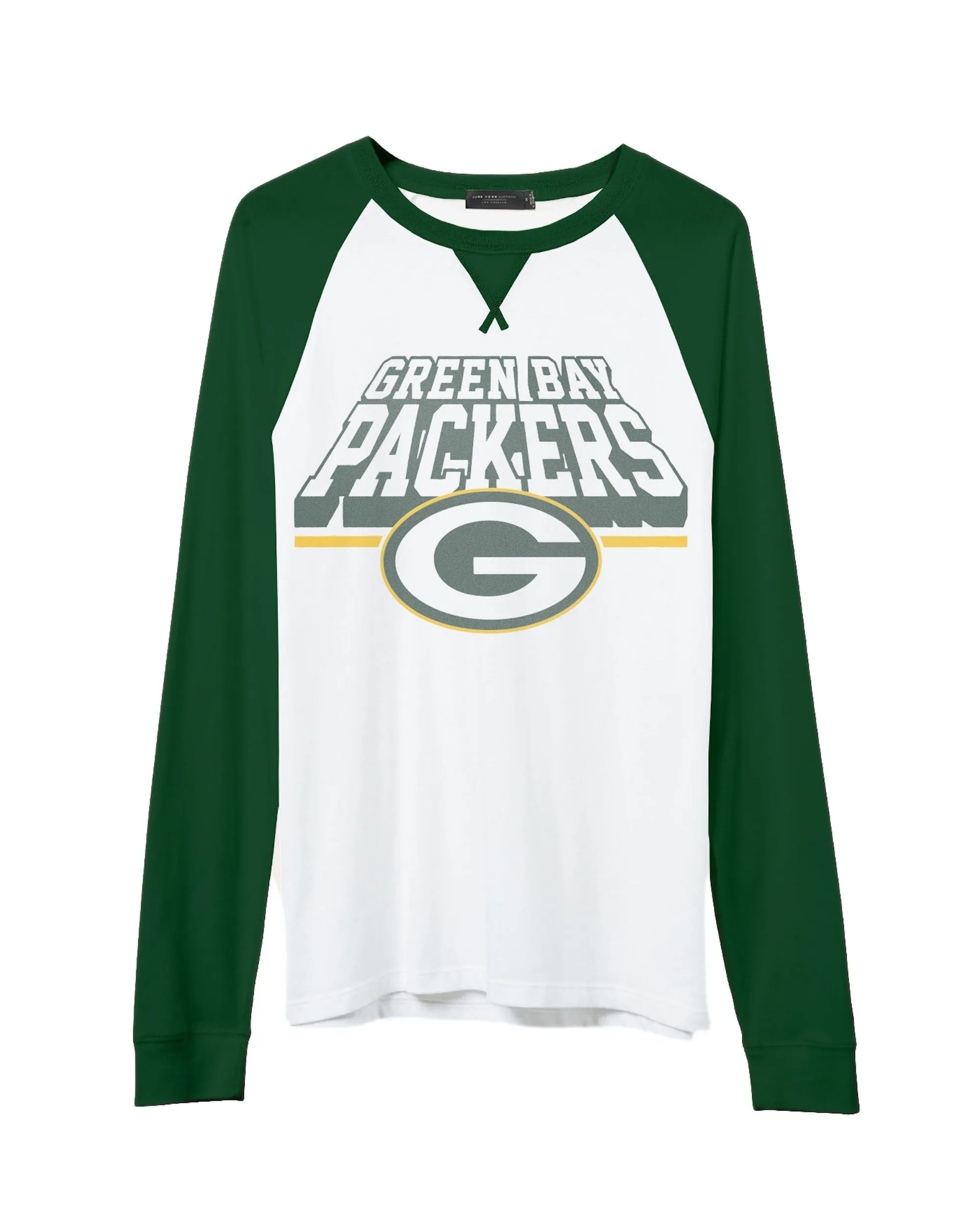 NFL Green Bay Packers Colorblock Long Sleeve Raglan